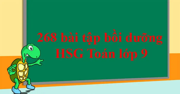 268 bài tập bồi dưỡng học sinh giỏi Toán lớp 9