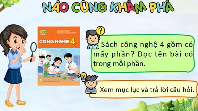 Bài giảng điện tử môn Công nghệ 4 sách Kết nối tri thức với cuộc sống