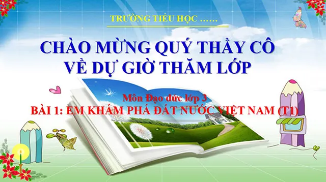 Bài giảng điện tử môn Đạo đức 3 sách Cánh diều (Cả năm)