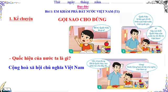 Bài giảng điện tử môn Đạo đức 3 sách Cánh diều (Cả năm)