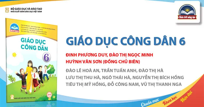 Bài giảng điện tử môn Giáo dục công dân 6 sách Chân trời sáng tạo (Cả năm)