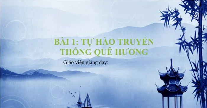 Bài giảng điện tử môn Giáo dục công dân 7 sách Chân trời sáng tạo (Cả năm)