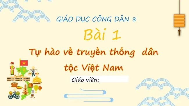 Bài giảng điện tử môn Giáo dục công dân 8 sách Cánh diều (Cả năm)