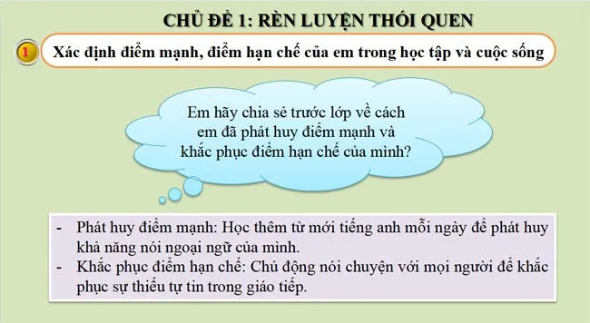 Bài giảng điện tử môn Hoạt động trải nghiệm hướng nghiệp 7 sách Chân trời sáng tạo