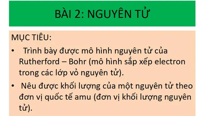 Bài giảng điện tử môn Khoa học tự nhiên 7 sách Chân trời sáng tạo