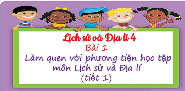 Bài giảng điện tử môn Lịch sử – Địa lí 4 sách Cánh diều