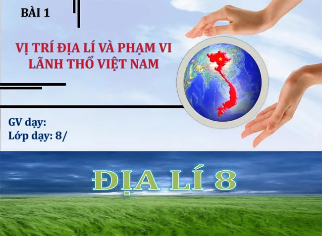 Bài giảng điện tử môn Lịch sử – Địa lí 8 sách Cánh diều