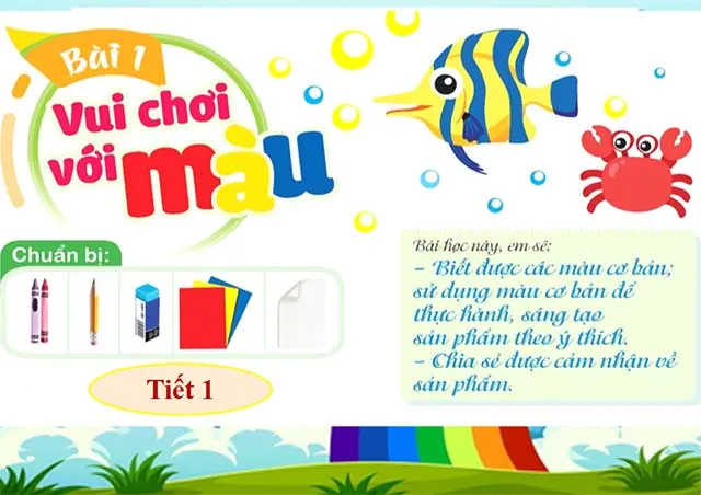 Bài giảng điện tử môn Mĩ thuật 2 sách Cánh diều