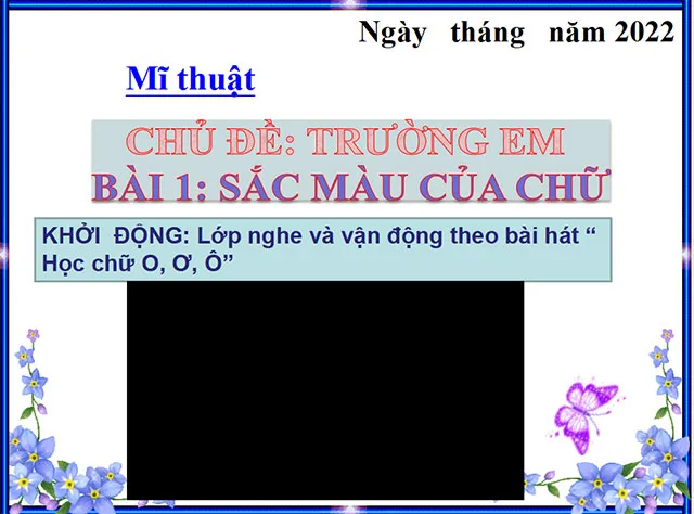 Bài giảng điện tử môn Mĩ thuật 3 sách Chân trời sáng tạo (Cả năm) – Bản 1