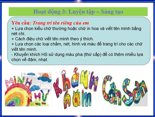 Bài giảng điện tử môn Mĩ thuật 3 sách Chân trời sáng tạo (Cả năm) – Bản 1