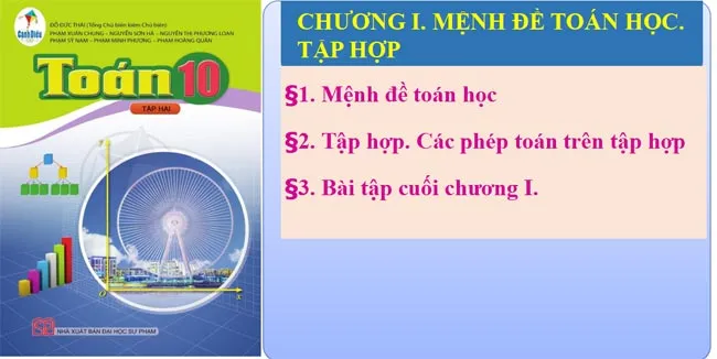 Bài giảng điện tử môn Toán 10 sách Cánh diều (Cả năm)