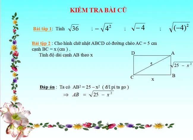 Bài giảng điện tử môn Toán 9 (Cả năm)