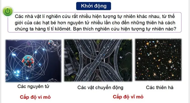 Bài giảng điện tử môn Vật lí 10 sách Cánh diều (Học kì 1)