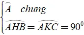 Bài tập các trường hợp đồng dạng của tam giác