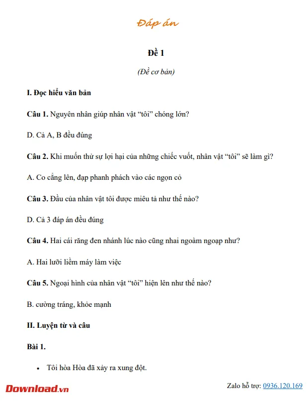 Bài tập cuối tuần lớp 3 môn Tiếng Việt Kết nối tri thức – Tuần 32 (Nâng cao)