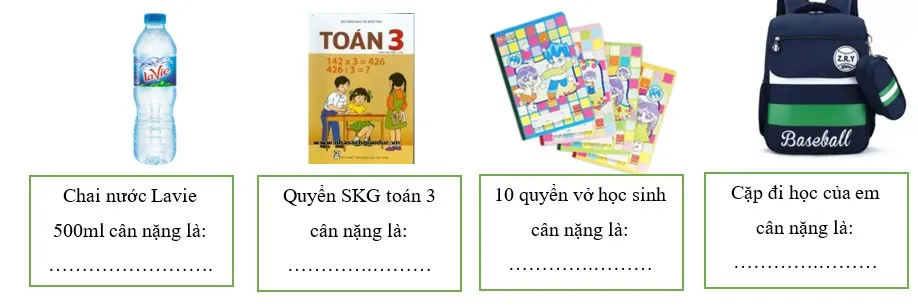 Bài tập cuối tuần lớp 3 môn Toán Cánh Diều – Tuần 14