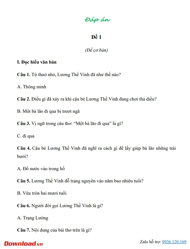 Bài tập cuối tuần lớp 4 môn Tiếng Việt Cánh diều – Tuần 20 (Nâng cao)