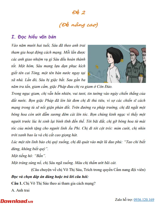 Bài tập cuối tuần lớp 4 môn Tiếng Việt Chân trời sáng tạo – Tuần 34 (Nâng cao)