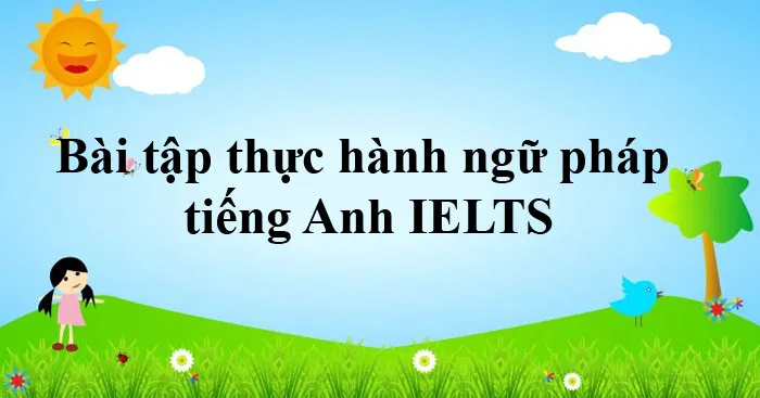 Bài tập thực hành ngữ pháp tiếng Anh IELTS