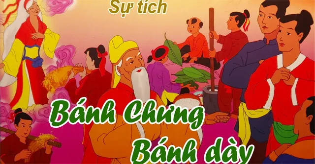 Bài văn mẫu lớp 6: Kể diễn cảm truyện bánh chưng, bánh giầy