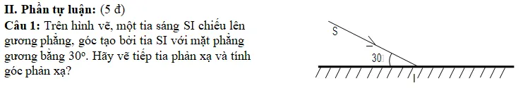 Bộ 12 đề kiểm tra 1 tiết môn Vật lý lớp 7