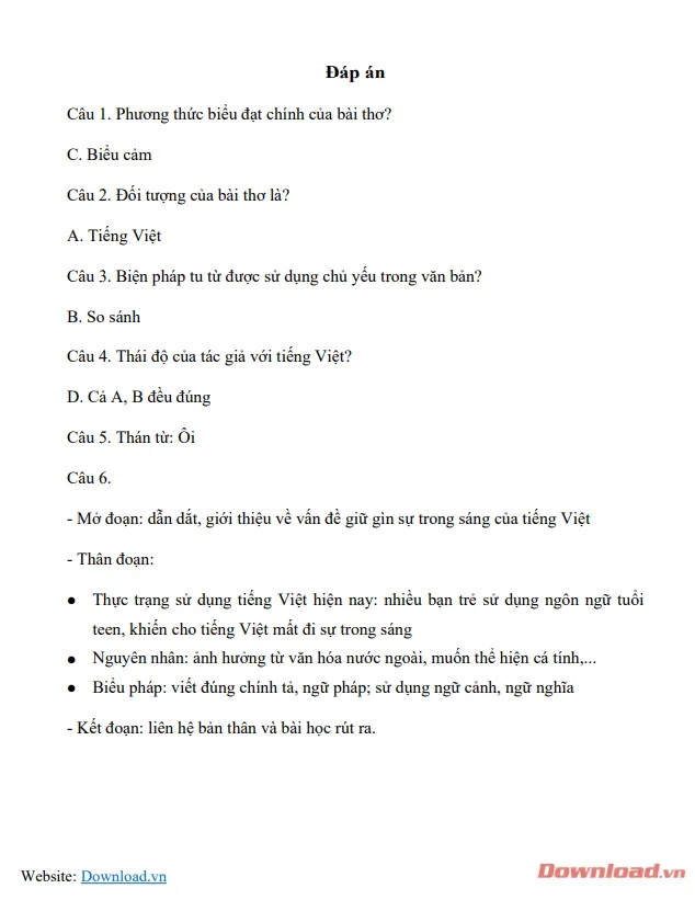 Bộ đề đọc hiểu Ngữ văn 10 Kết nối tri thức với cuộc sống