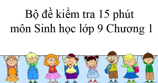 Bộ đề kiểm tra 15 phút môn Sinh học lớp 9 Chương 1