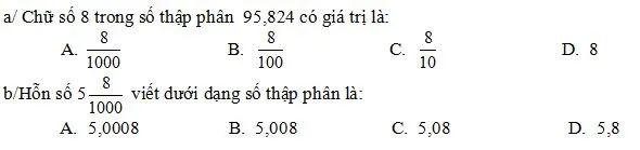 Bộ đề ôn thi học kì 2 môn Toán, Tiếng Việt lớp 5