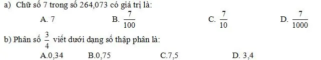 Bộ đề ôn thi học kì 2 môn Toán, Tiếng Việt lớp 5