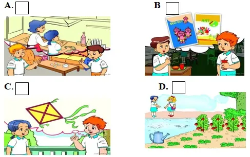 Bộ đề thi học kỳ 2 môn Tiếng Anh lớp 3-4-5 năm 2017-2018 có đủ file nghe và đáp án