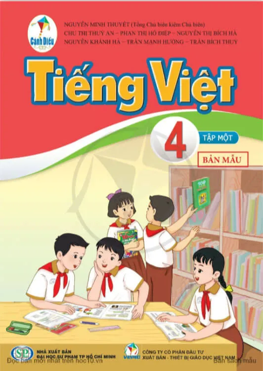 Bộ sách giáo khoa Lớp 4: Cánh diều (Sách học sinh)