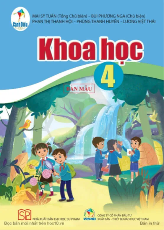 Bộ sách giáo khoa Lớp 4: Cánh diều (Sách học sinh)