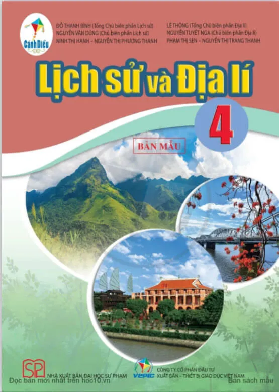 Bộ sách giáo khoa Lớp 4: Cánh diều (Sách học sinh)