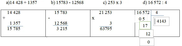 Các dạng Toán thường gặp trong đề thi học kì 2 lớp 3