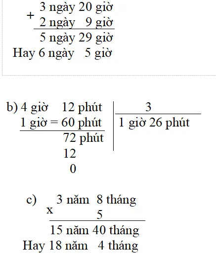 Các dạng Toán thường gặp trong đề thi học kì 2 lớp 5