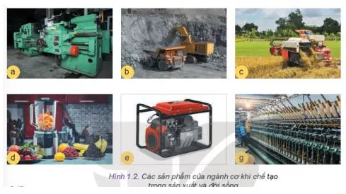 Công nghệ 11 Bài 1: Khái quát về cơ khí chế tạo