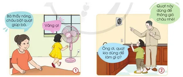 Công nghệ lớp 3 Bài 3: Sử dụng quạt điện