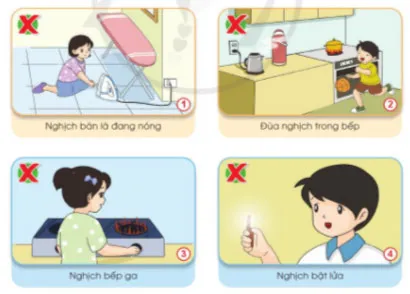 Công nghệ lớp 3 Bài 6: An toàn với môi trường công nghệ trong gia đình