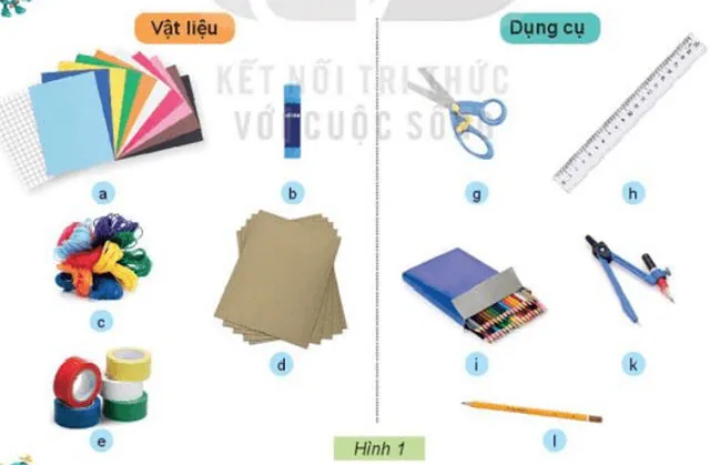 Công nghệ lớp 3 Bài 7: Dụng cụ và vật liệu làm thủ công