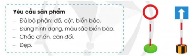 Công nghệ lớp 3 Bài 8: Làm biển báo giao thông