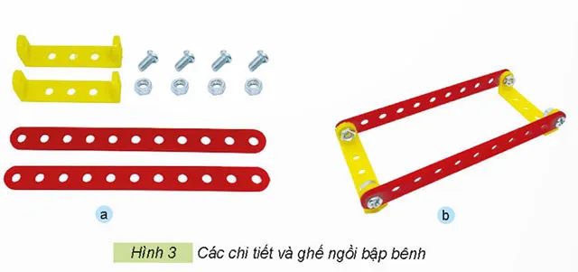 Công nghệ lớp 4 Bài 8: Lắp ghép mô hình bập bênh