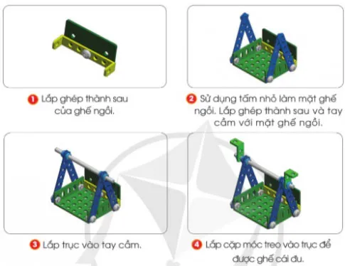 Công nghệ lớp 4 Bài 9: Lắp ghép mô hình cái đu