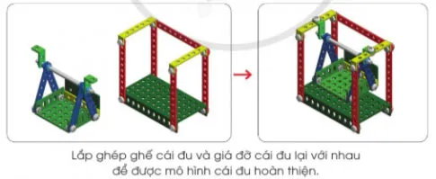 Công nghệ lớp 4 Bài 9: Lắp ghép mô hình cái đu