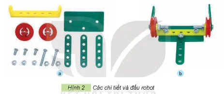 Công nghệ lớp 4 Bài 9: Lắp ghép mô hình rô-bốt