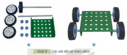 Công nghệ lớp 4 Bài 9: Lắp ghép mô hình rô-bốt