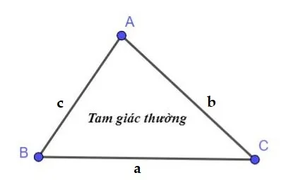 Công thức tính chu vi hình tam giác