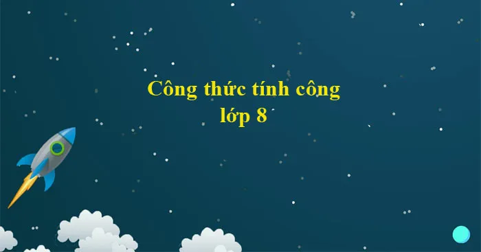 Công thức tính công