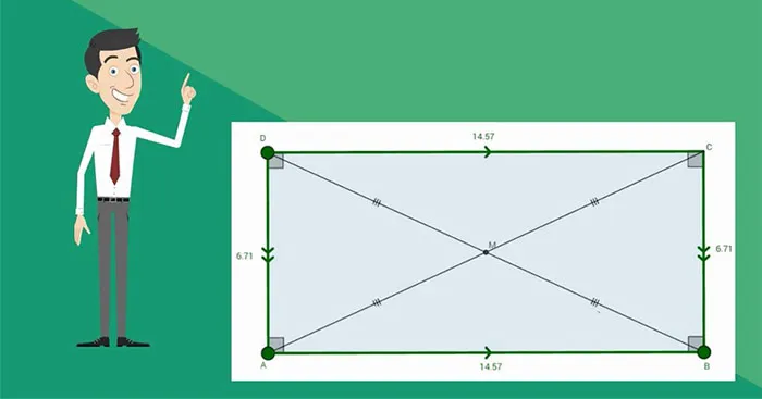 Công thức tính đường chéo hình hộp chữ nhật