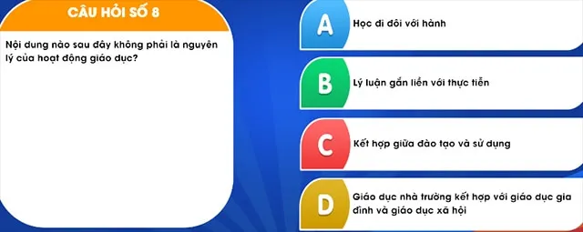 Đáp án cuộc thi Pháp luật học đường 2019 mới nhất