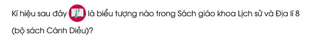 Đáp án trắc nghiệm tập huấn môn Lịch sử – Địa lí 8 sách Cánh diều